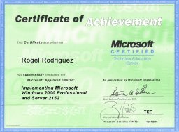 windows 2000 professional and server